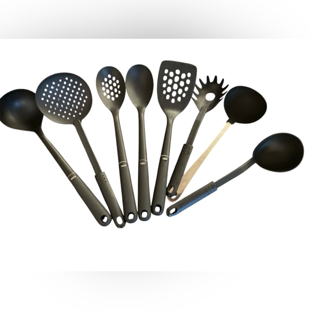 Black Cooking Utensil Set
